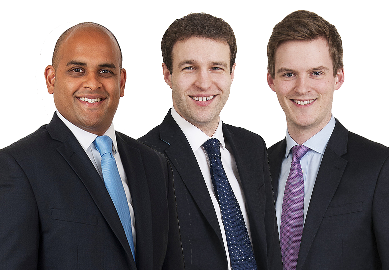 Harsha Wickremasinghe, Neil Smith and Lewis Gray